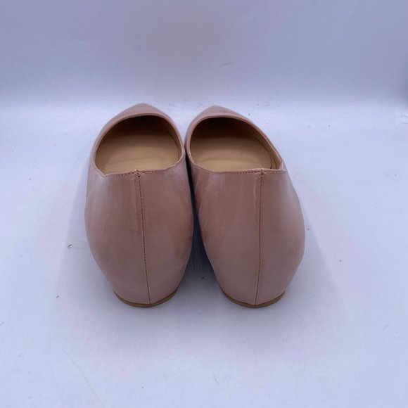 XYD Nude Pointy Toe Hidden Low Heel Pumps - Picture 6 of 11